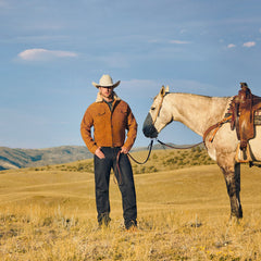 Classic Suede Jacket Tan | Stetson Men