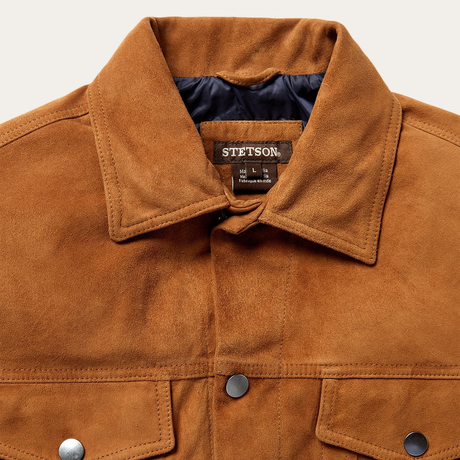 Classic Suede Jacket Tan | Stetson Men