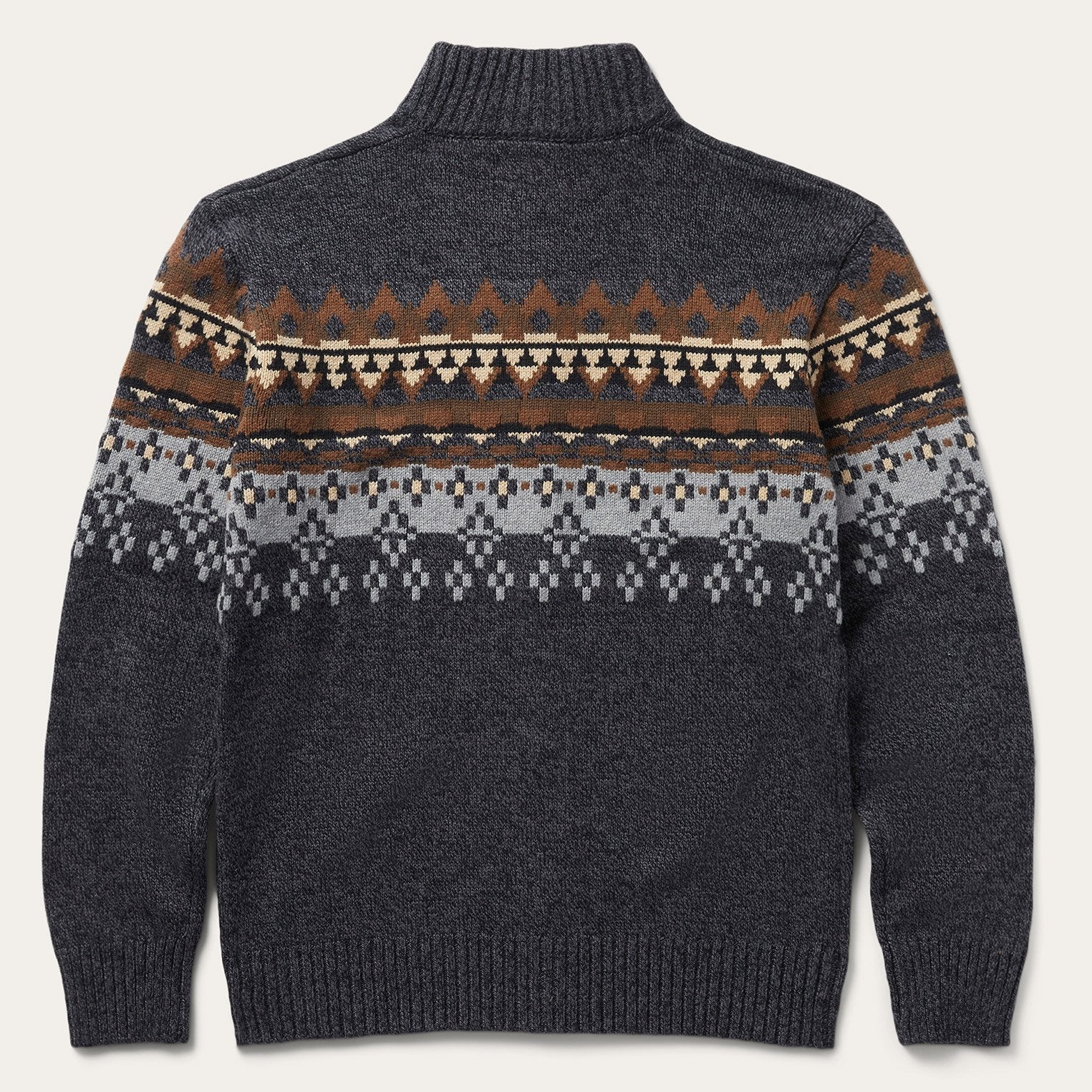 Western Cardigan Grey | Stetson Men