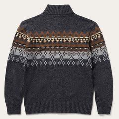 Western Cardigan Grey | Stetson Men