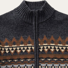 Western Cardigan Grey | Stetson Men