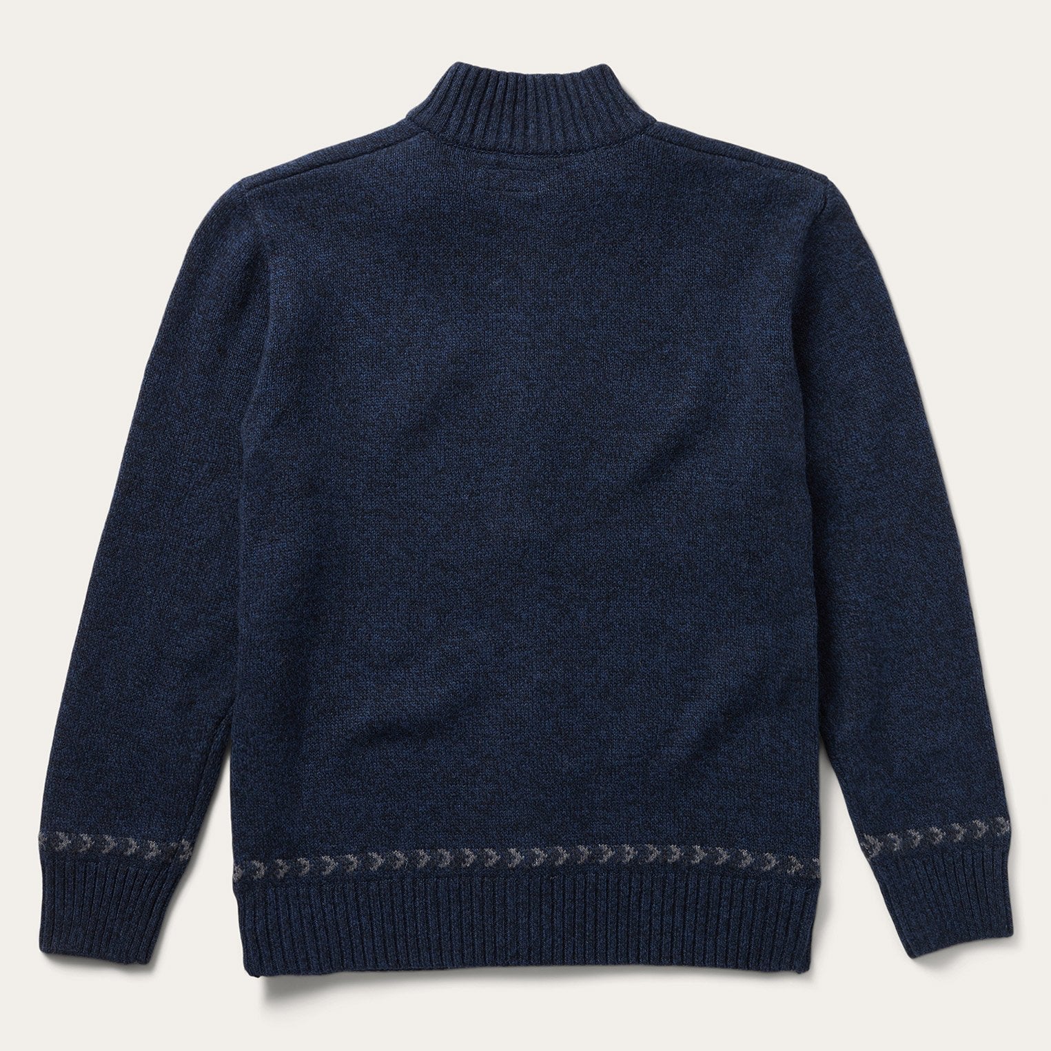 Navy Aztec Cardigan Blue | Stetson Men