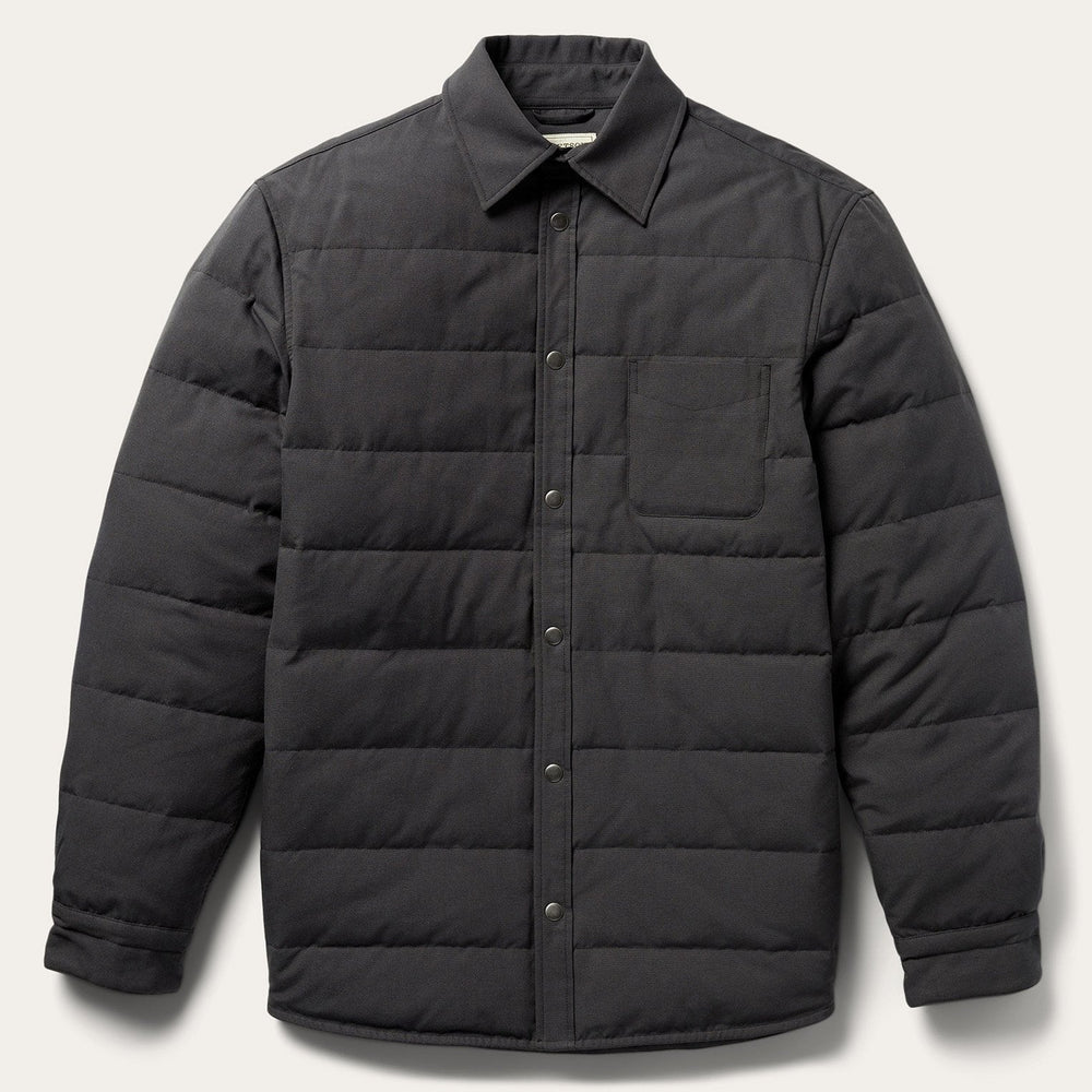 Grey Down Jacket Grey | Stetson Men