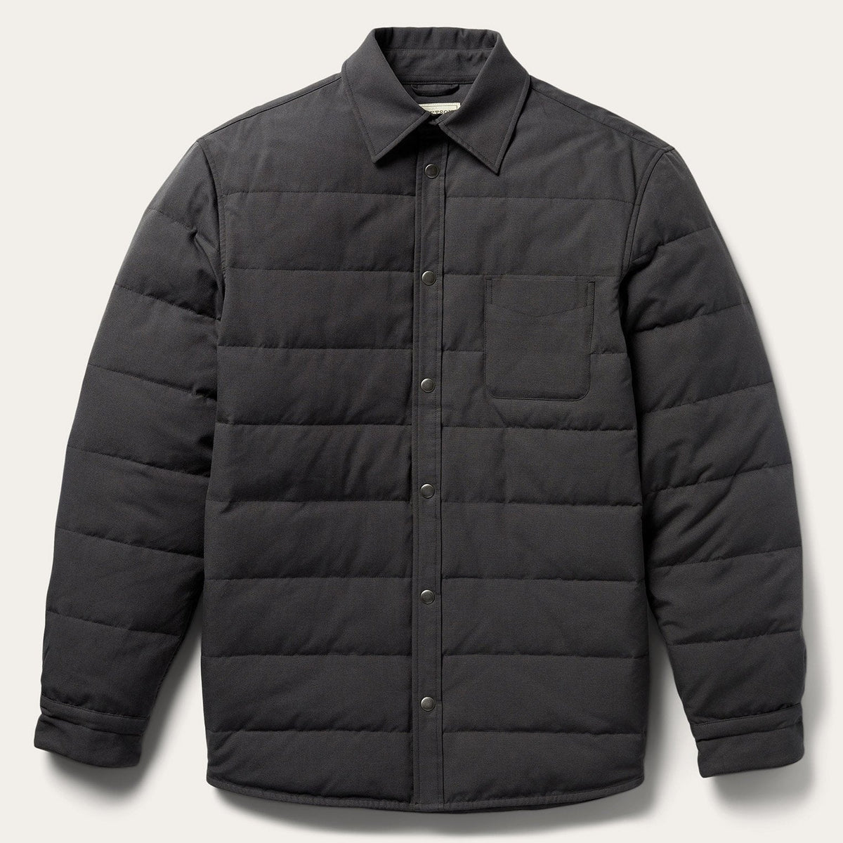 Grey Down Jacket Grey | Stetson Men