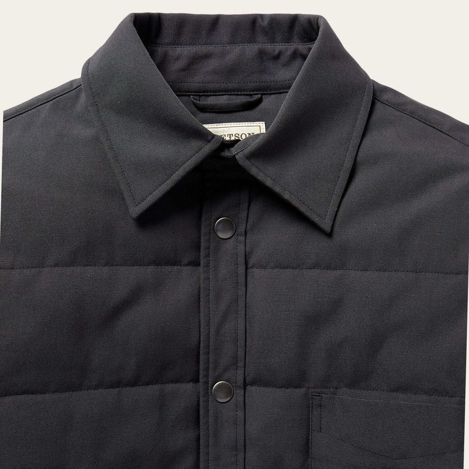 Grey Down Jacket Grey | Stetson Men