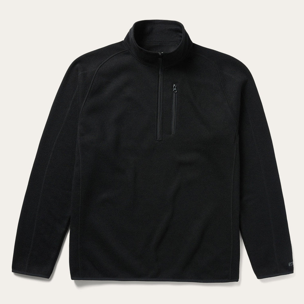 Black Pullover Knit Sweater Black | Stetson Men