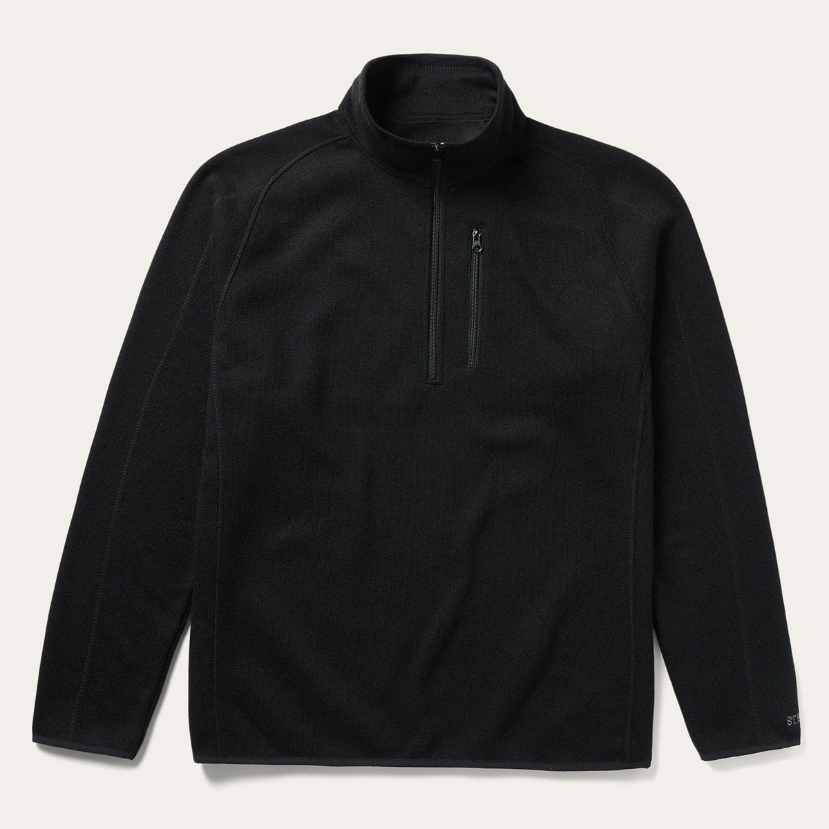 Black Pullover Knit Sweater Black | Stetson Men
