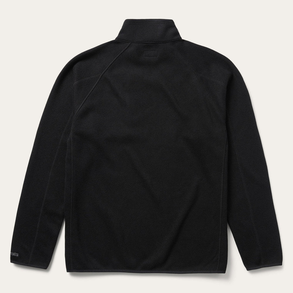Black Pullover Knit Sweater Black | Stetson Men