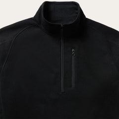 Black Pullover Knit Sweater Black | Stetson Men