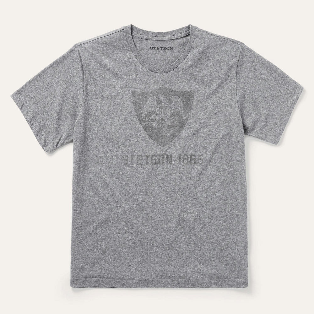 Vintage Eagle Graphic Tee Grey | Stetson Men