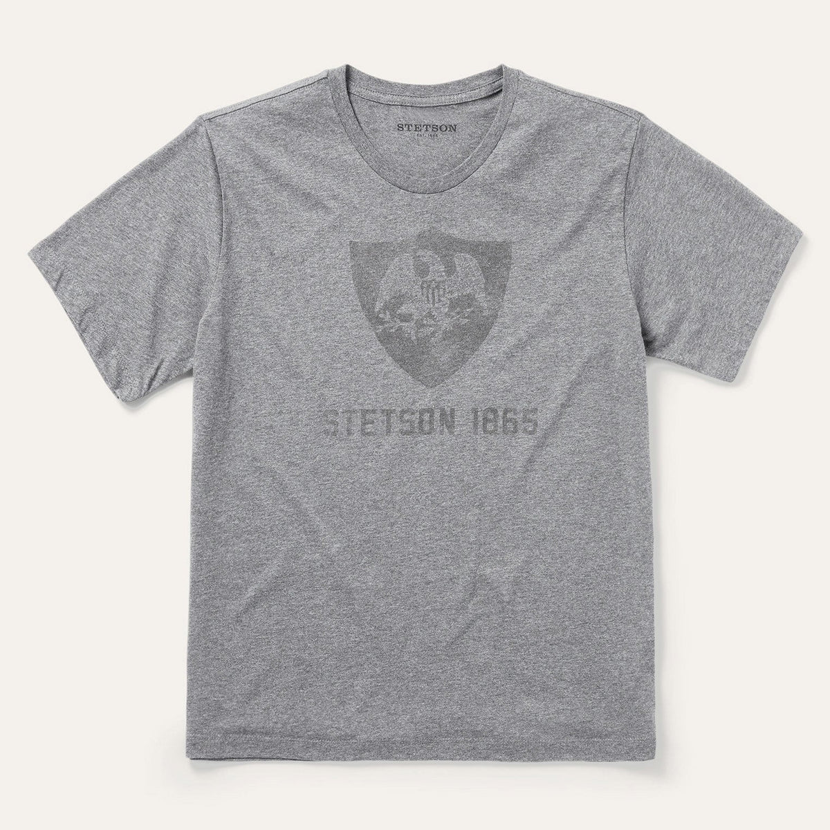 Vintage Eagle Graphic Tee Grey | Stetson Men