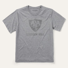 Vintage Eagle Graphic Tee Grey | Stetson Men