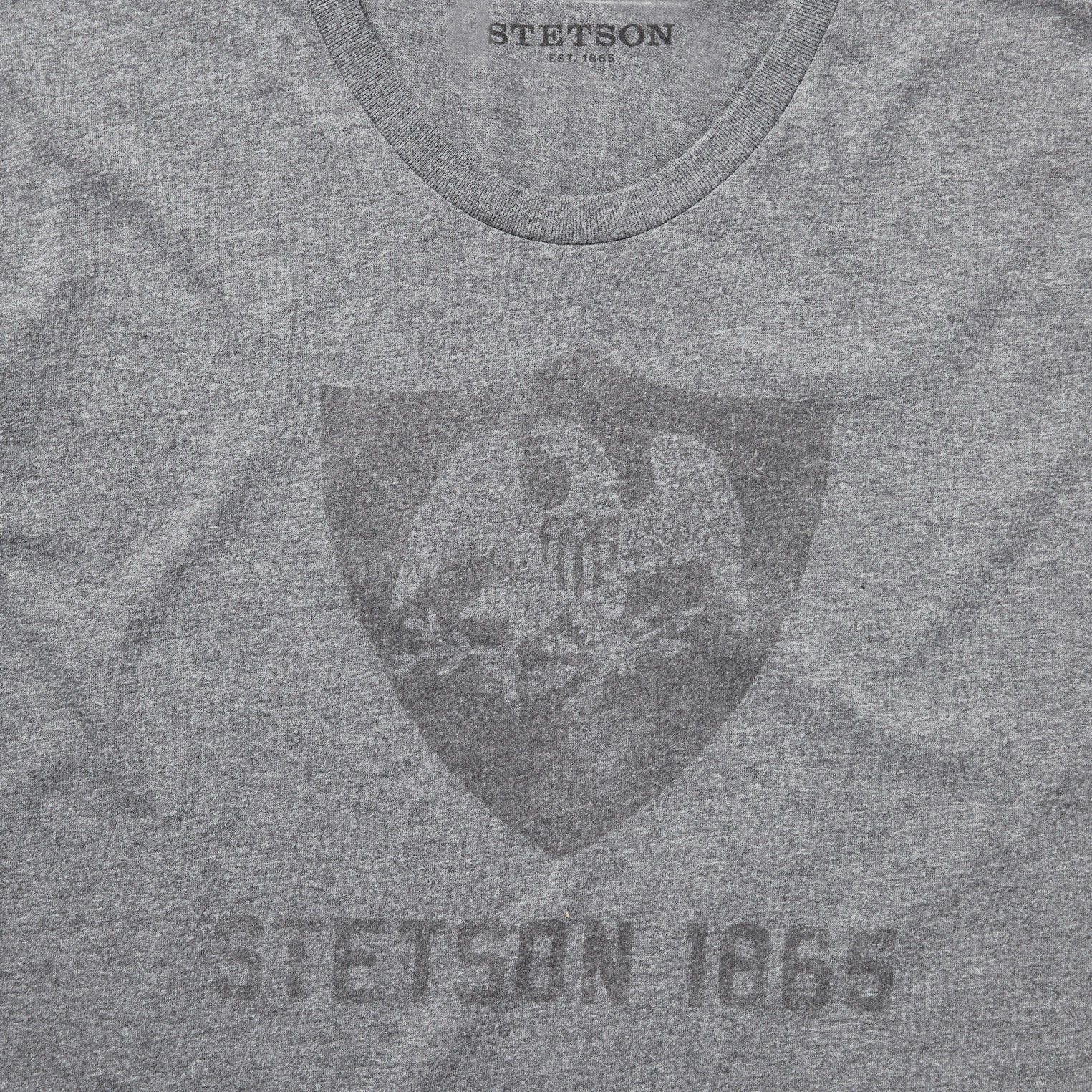 Vintage Eagle Graphic Tee Grey | Stetson Men