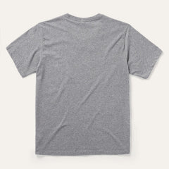 Vintage Eagle Graphic Tee Grey | Stetson Men