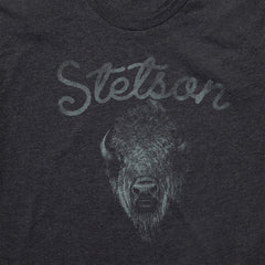 Bison Spirit Graphic Tee Black | Stetson Men