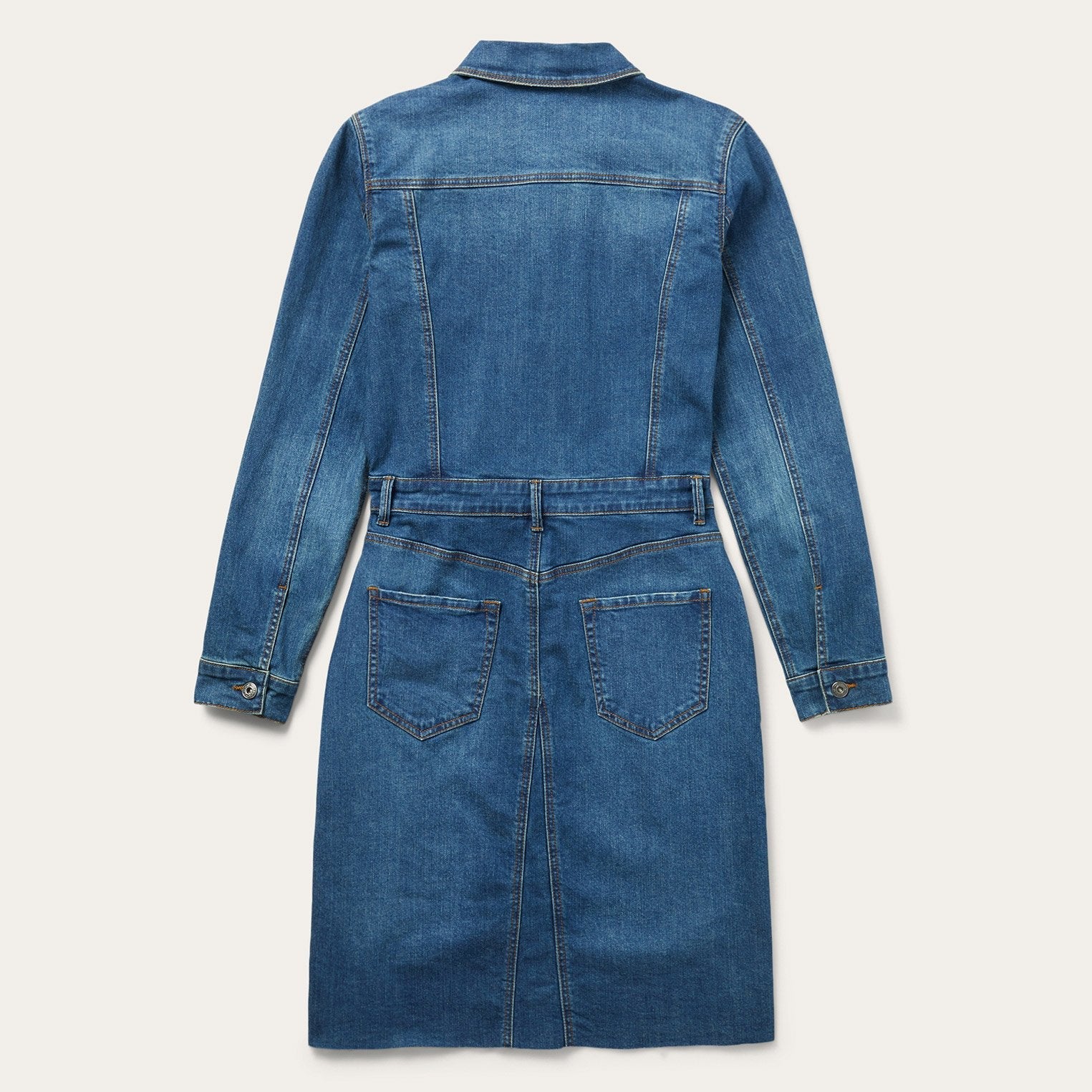 Premium Denim Shirt Dress Blue | Stetson Women