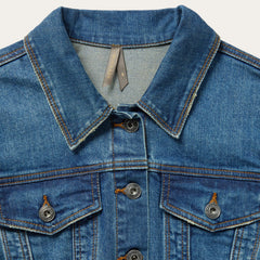 Premium Denim Shirt Dress Blue | Stetson Women