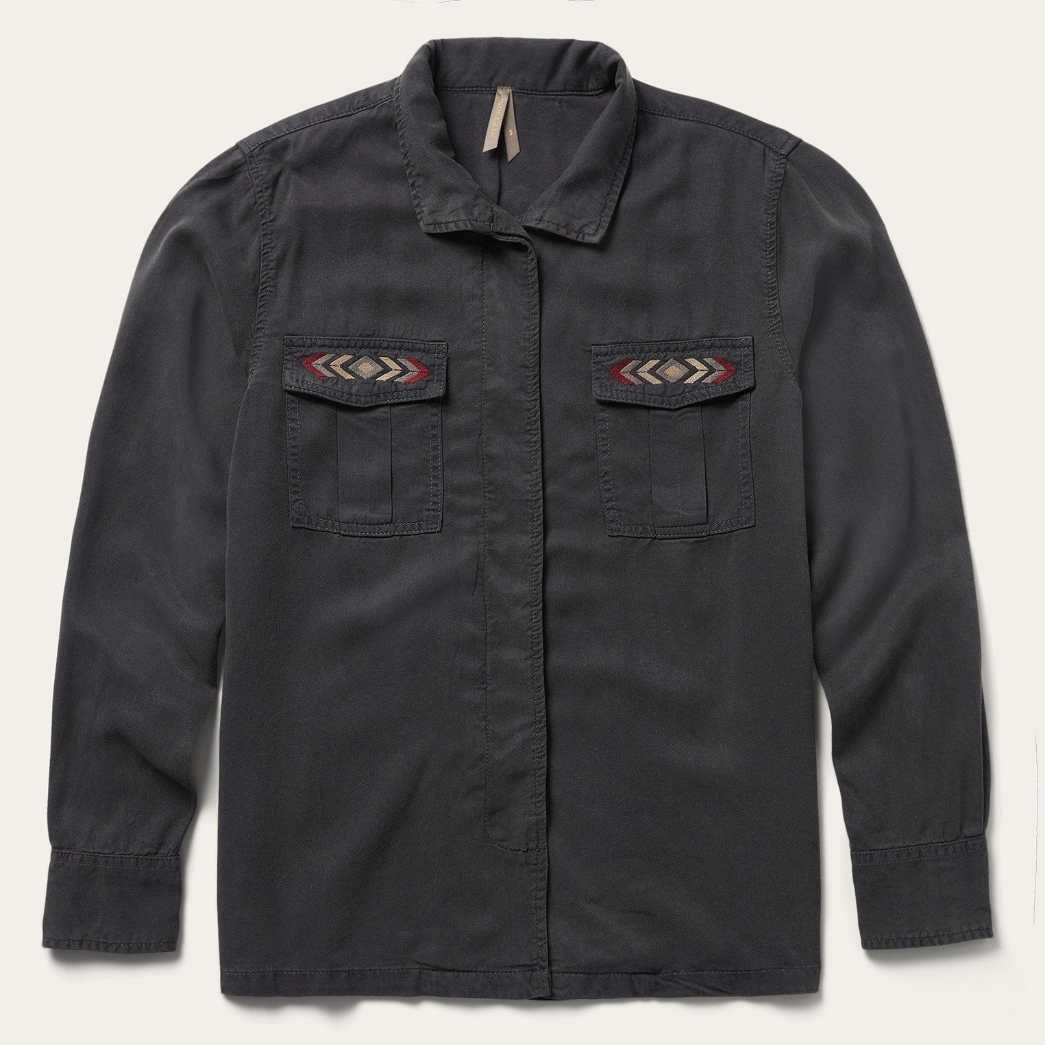 Black Aztec Jacket Grey | Stetson Women