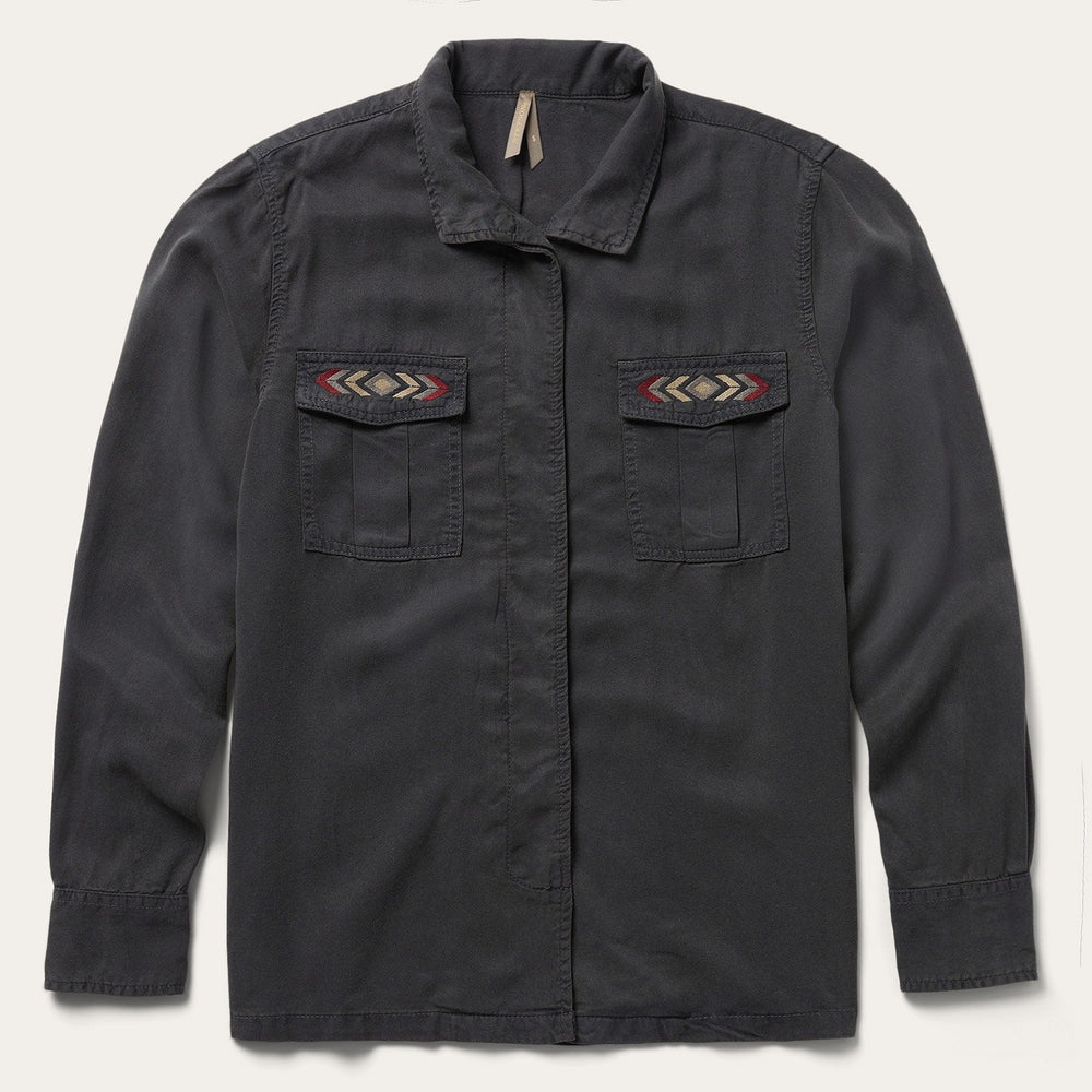 Black Aztec Jacket Grey | Stetson Women