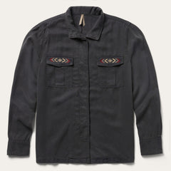 Black Aztec Jacket Grey | Stetson Women