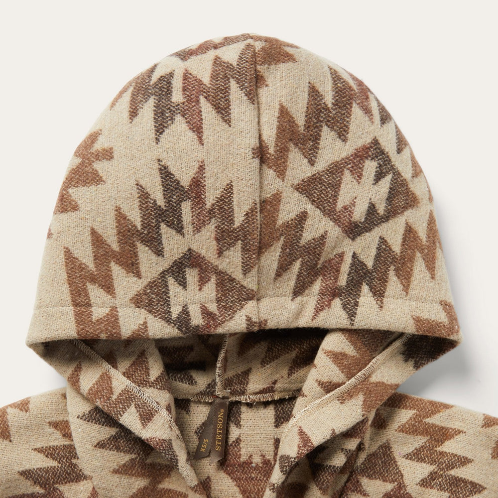 Tan Aztec Poncho Brown | Stetson Women