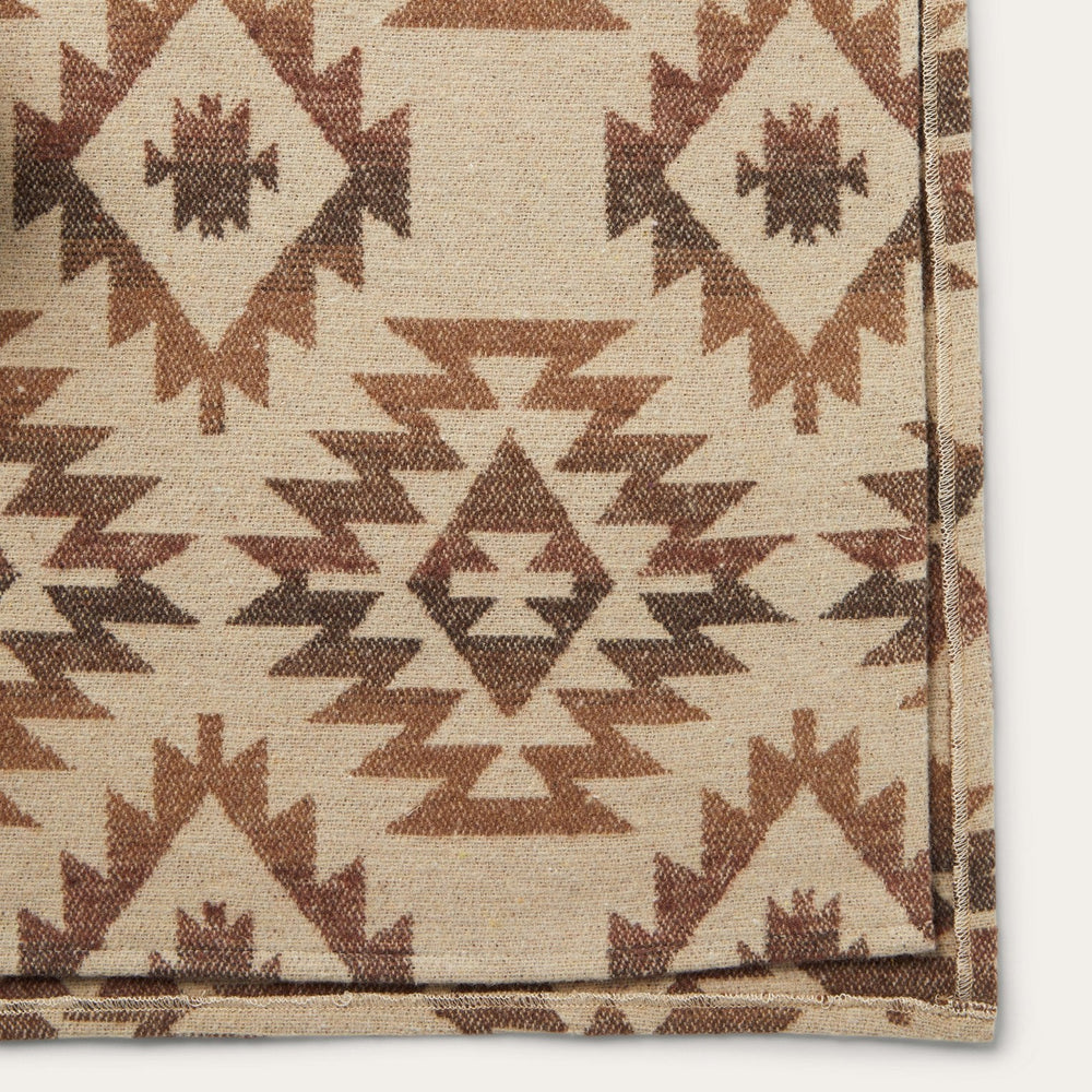 Tan Aztec Poncho Brown | Stetson Women