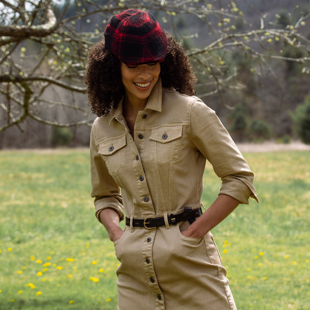 Workwear Inspired Shirt Dress Tan | Stetson Women