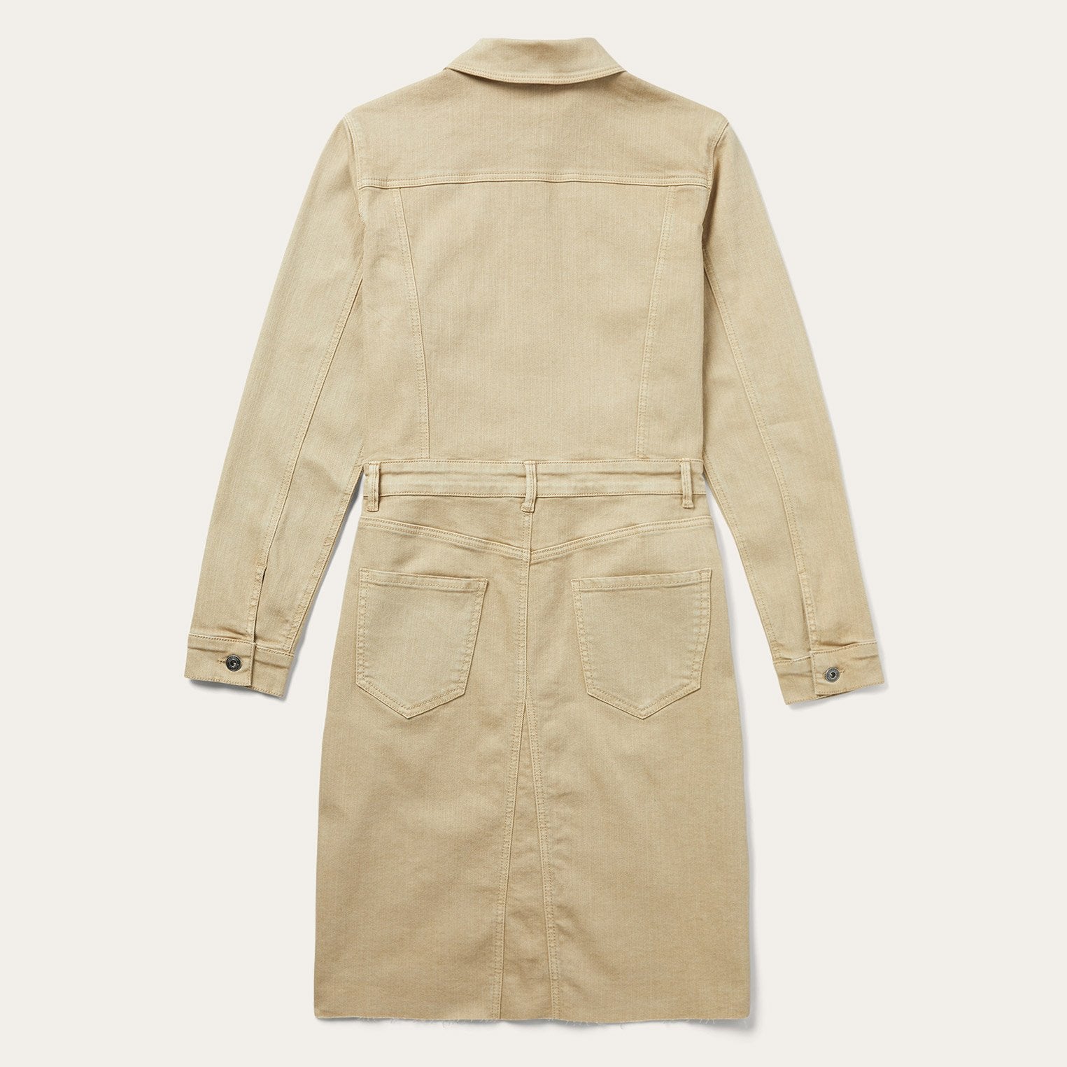 Workwear Inspired Shirt Dress Tan | Stetson Women
