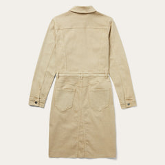 Workwear Inspired Shirt Dress Tan | Stetson Women