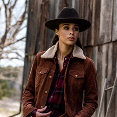 Classic Bomber Jacket Brown | Stetson Women