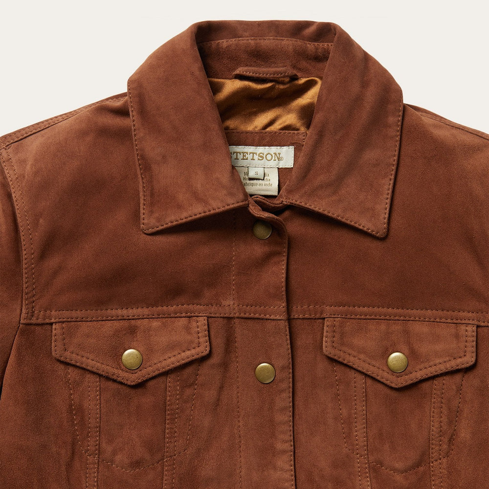 Classic Bomber Jacket Brown | Stetson Women