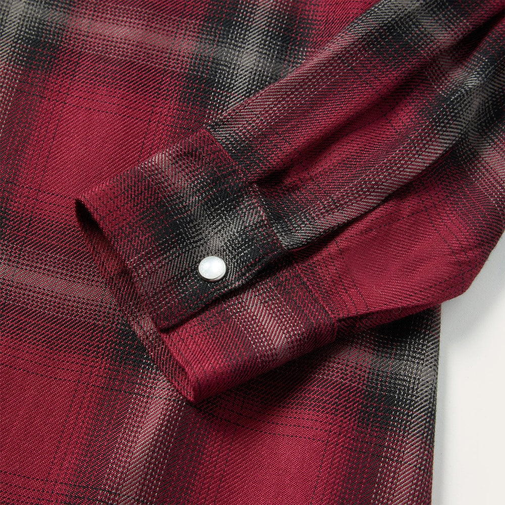 Harvest Plaid Tie Dress Wine | Stetson Women