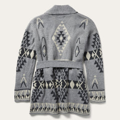 Chunky Knit Tie Sweater in Grey Grey | Stetson Women