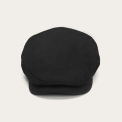 Virgin Wool & Cashmere Driver Cap Black | Stetson Hats