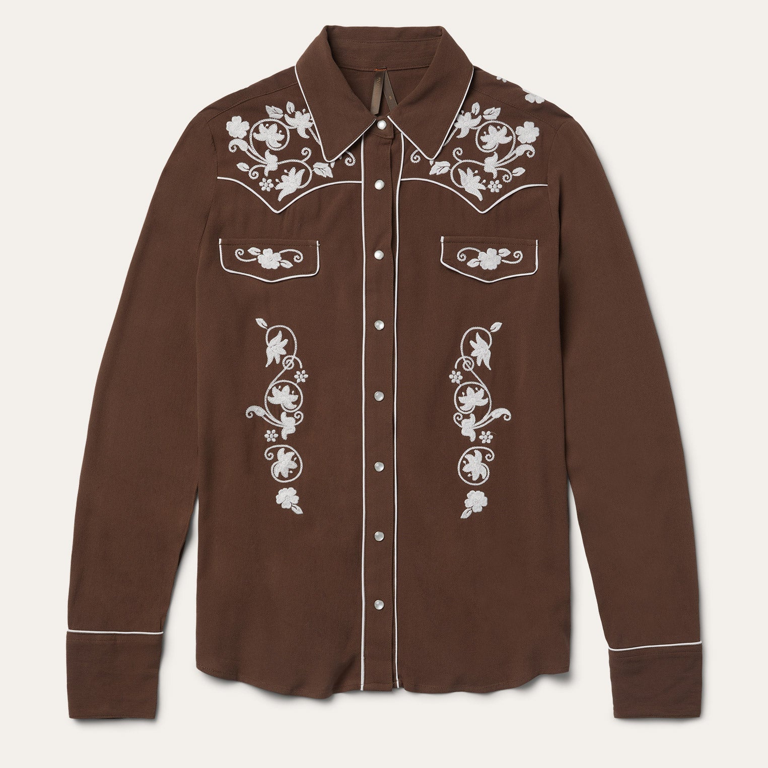 Classic Western Snap Shirt Brown | Stetson Women