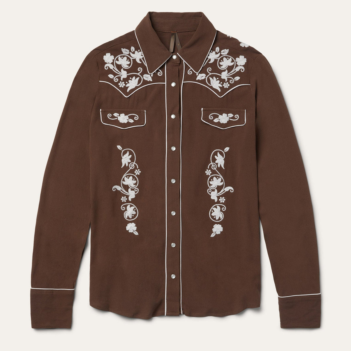Classic Western Snap Shirt Brown | Stetson Women
