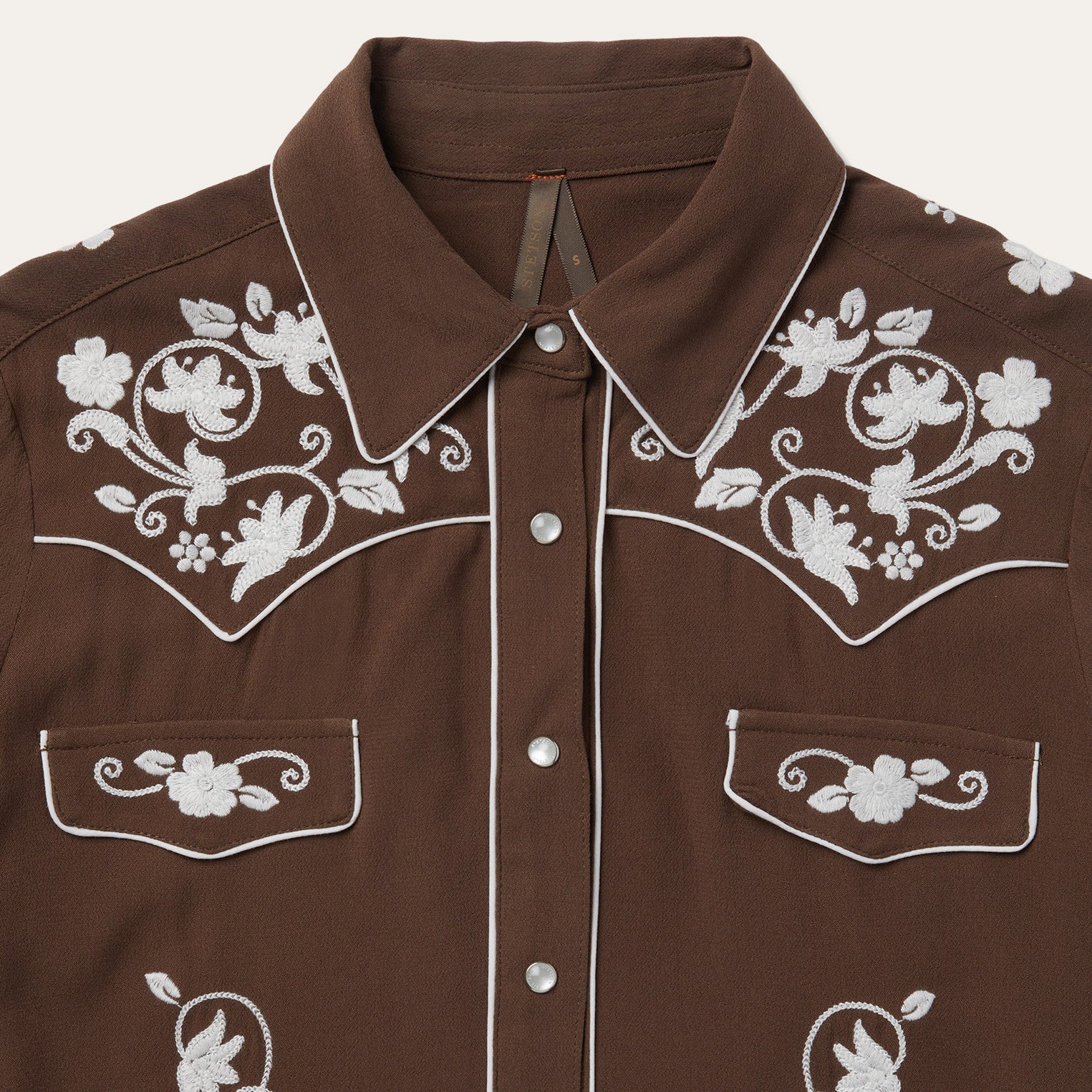 Classic Western Snap Shirt Brown | Stetson Women