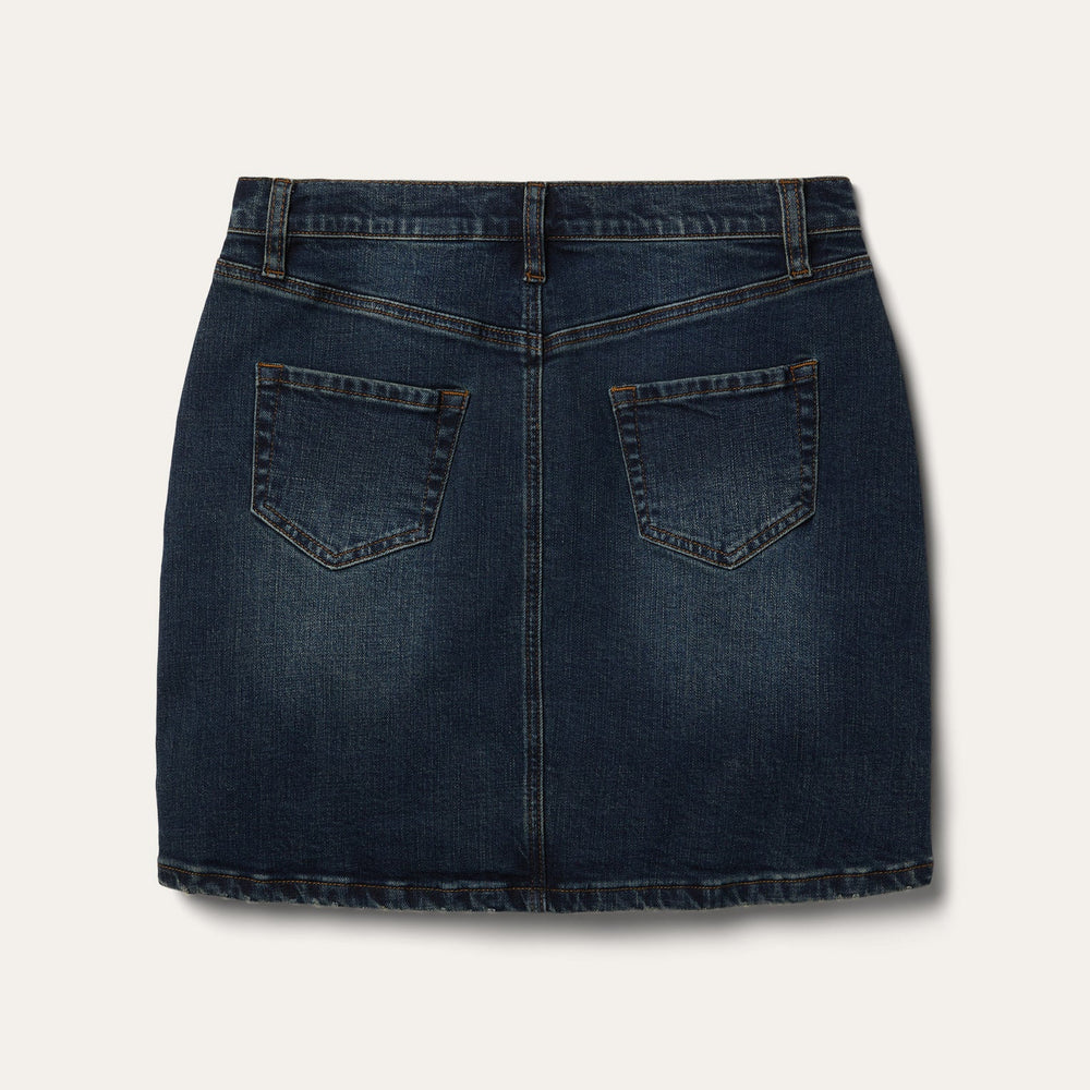 Stretch Denim 5-Pocket Skirt Blue | Stetson Women