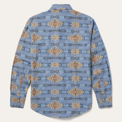 Desert Horizon Shirt Blue | Stetson Men