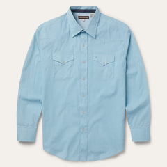 Geo Western Shirt Blue | Stetson Men