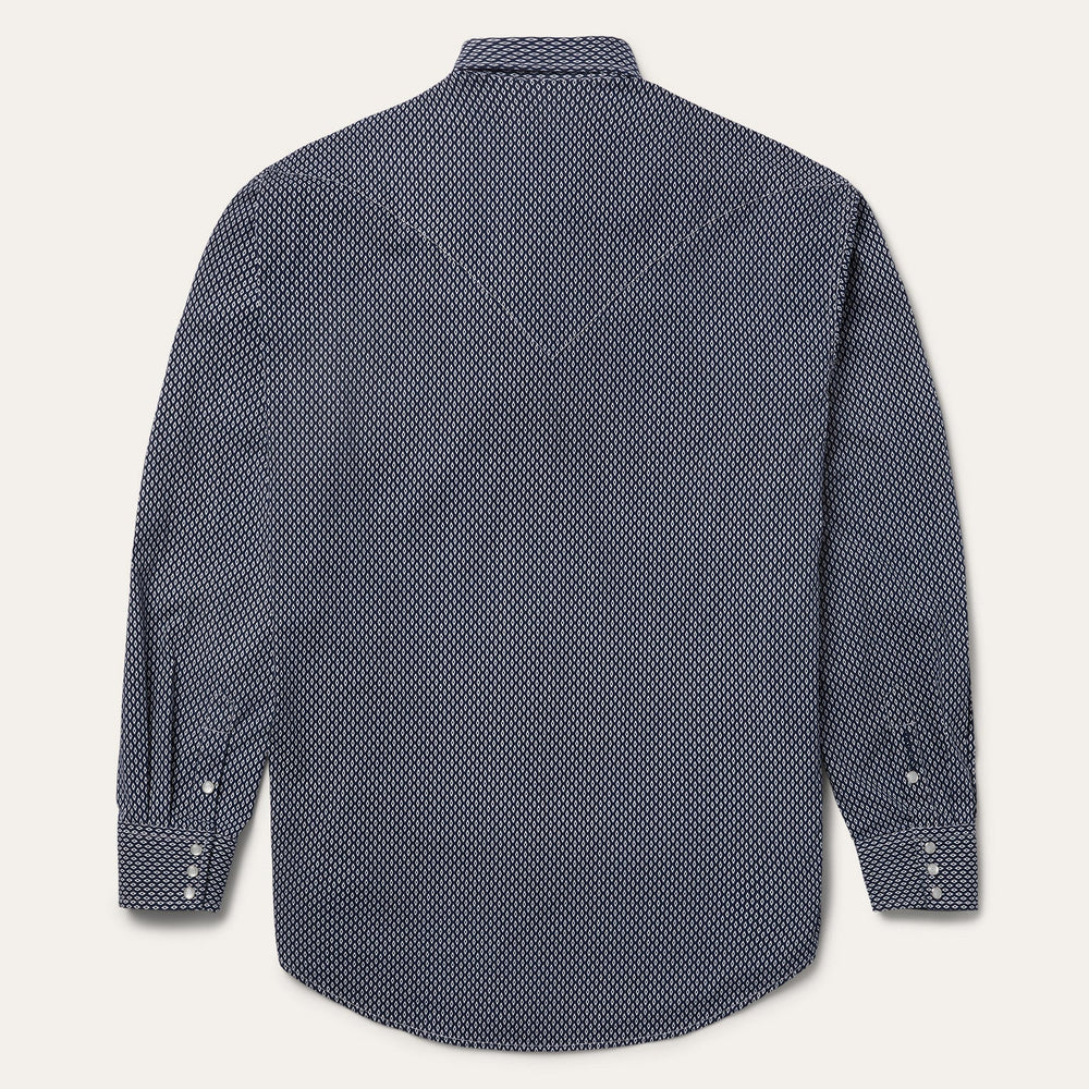 Diamond Geo Western Shirt Blue | Stetson Men
