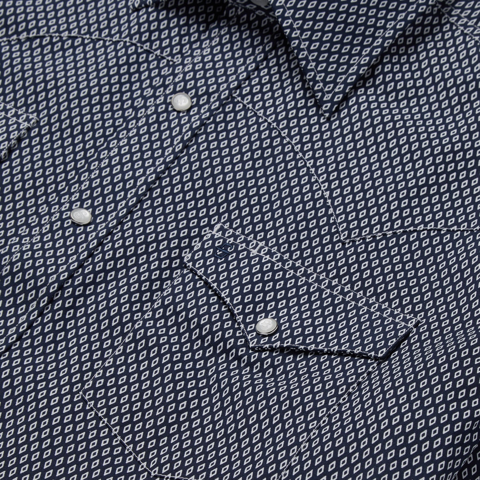 Diamond Geo Western Shirt Blue | Stetson Men