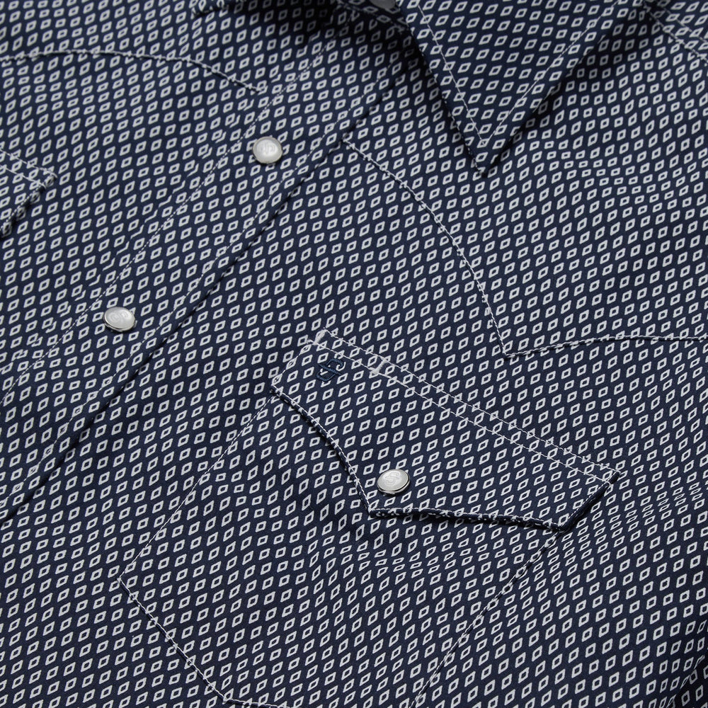 Diamond Geo Western Shirt Blue | Stetson Men