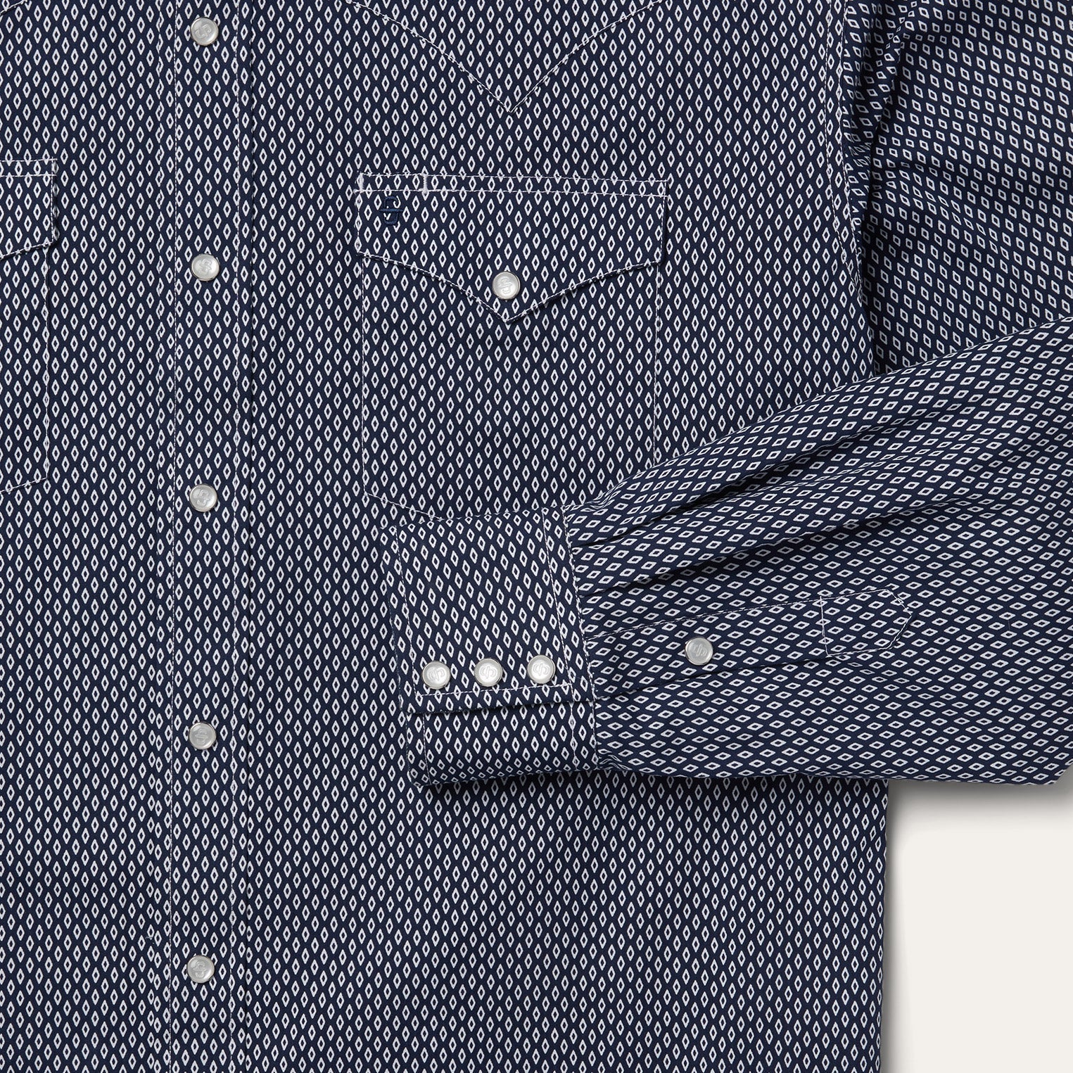 Diamond Geo Western Shirt Blue | Stetson Men