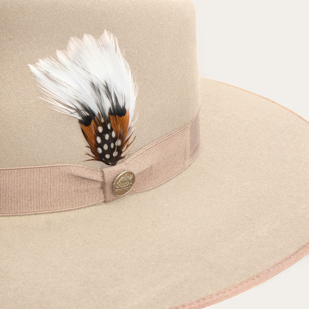 Midtown Wide Flat Brim Hat Bone | Stetson Hats
