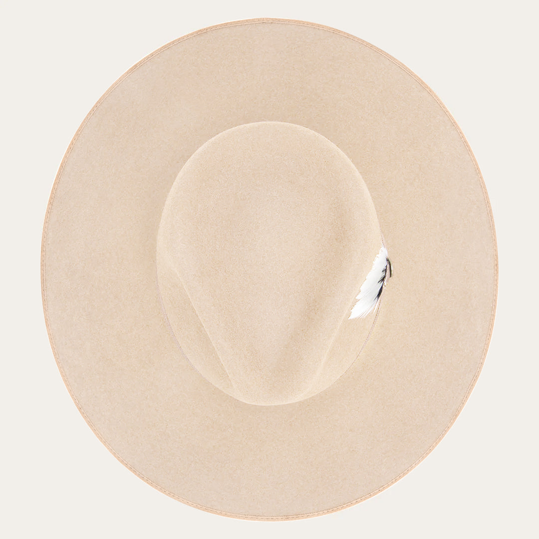 Midtown Wide Flat Brim Hat Bone | Stetson Hats