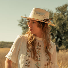 Andromeda Vented Straw Fedora Natural | Stetson Hats