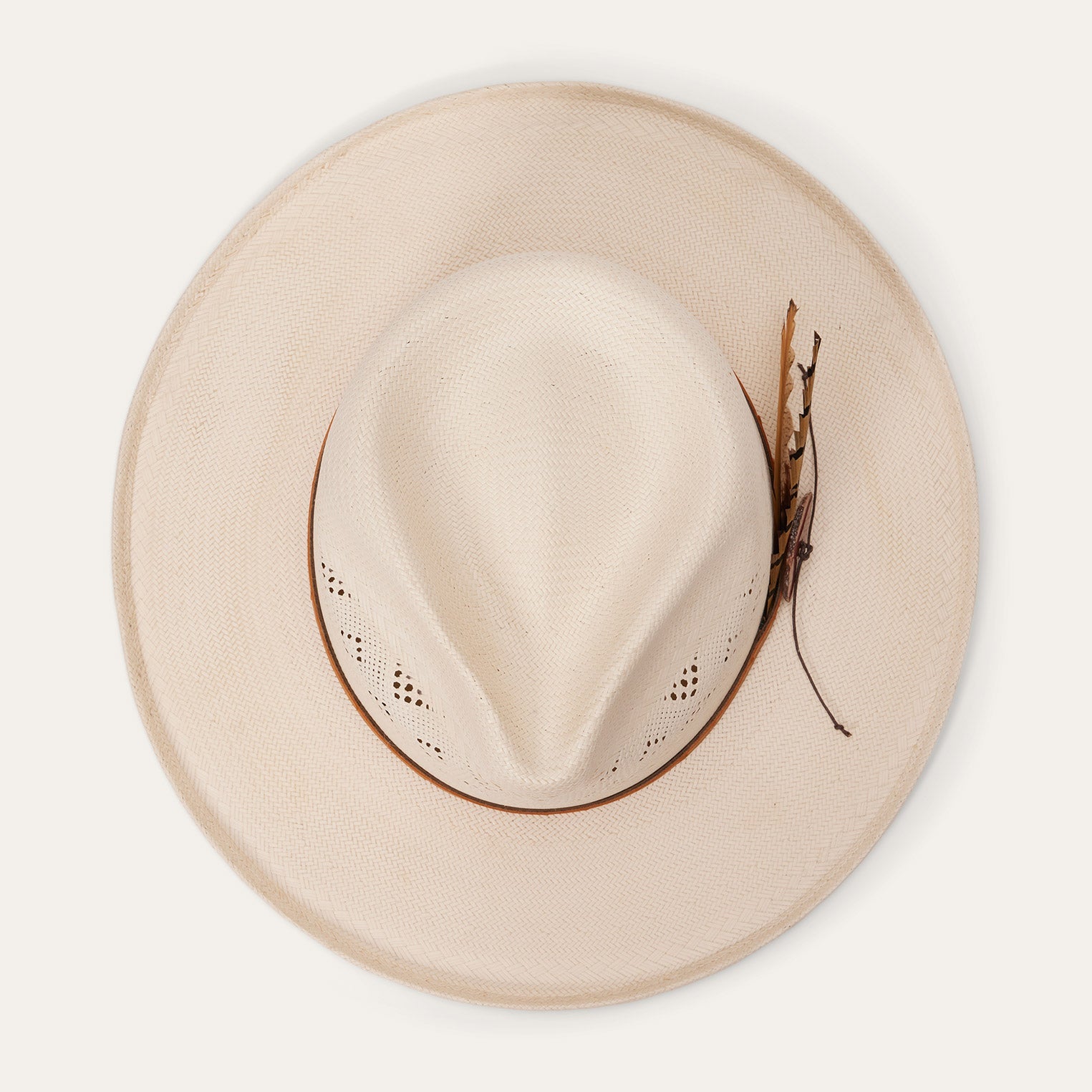 Andromeda Vented Straw Fedora Natural | Stetson Hats