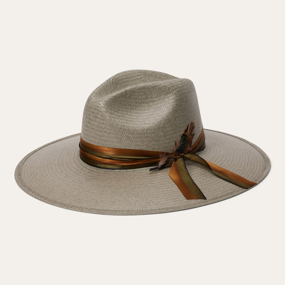 Caelus Straw Fedora Seafoam | Stetson Hats