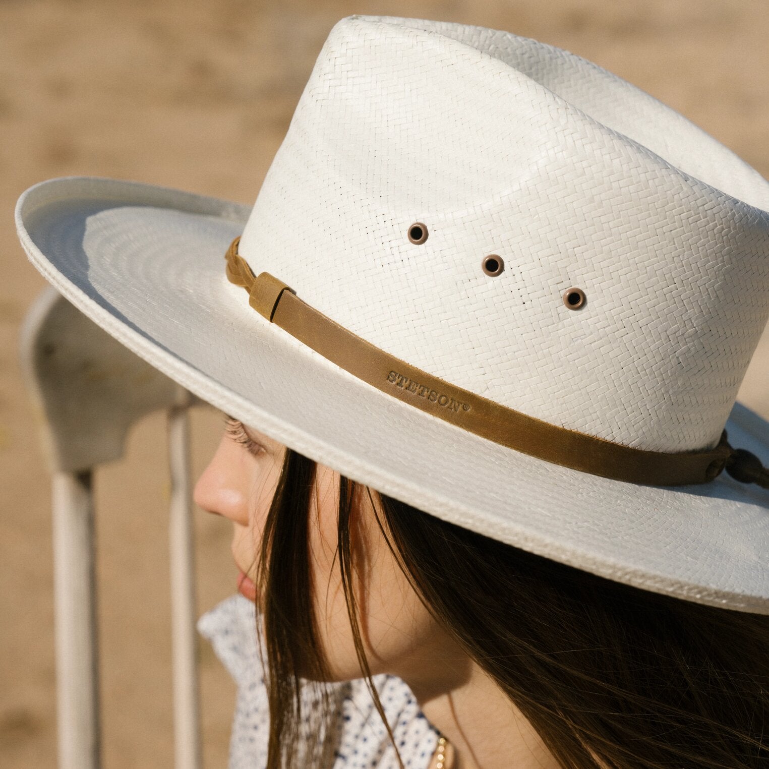 Helena Straw Fedora Natural | Stetson Hats